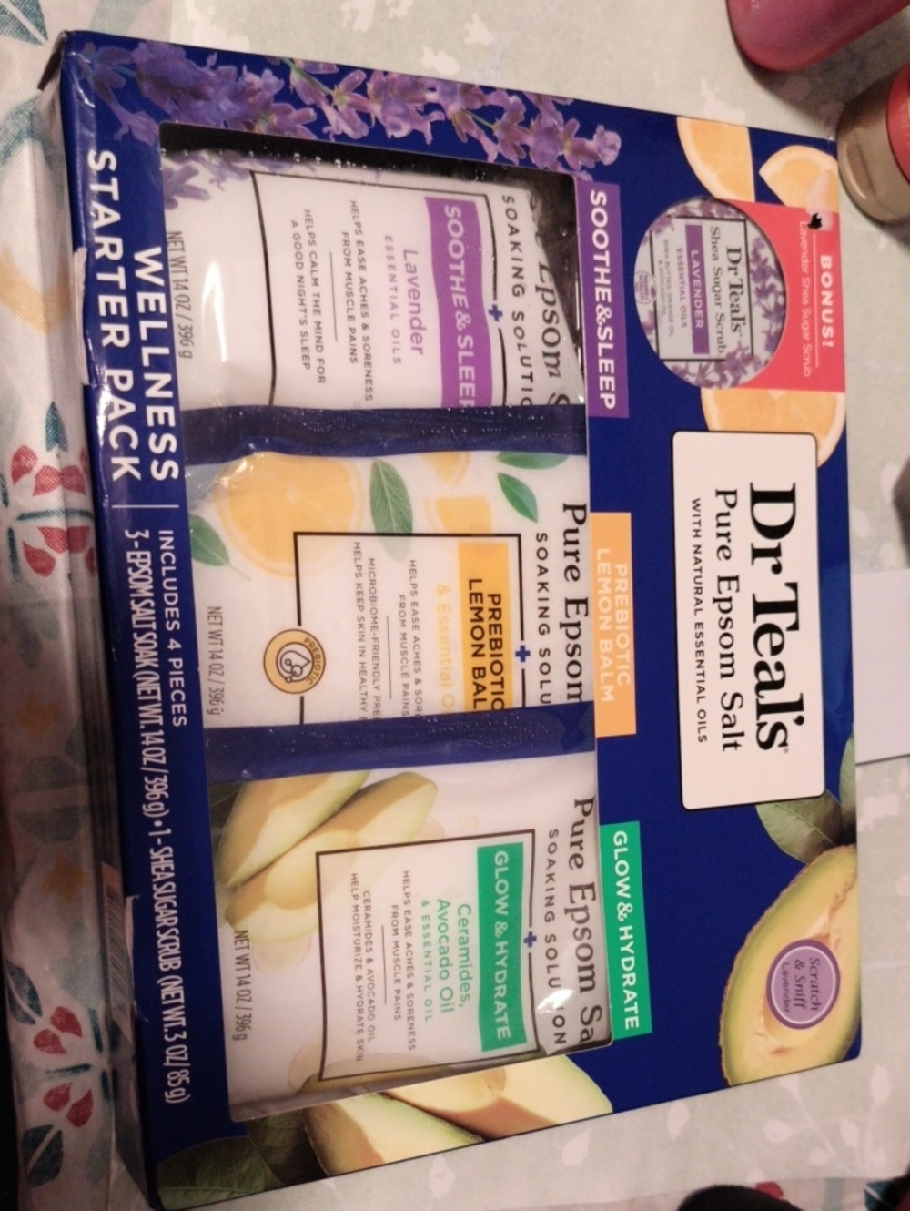 Dr. Teals Assorted Lavender, Lemon & Avocado Bath Epsom Salt Soaks